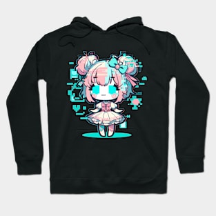 Glitch Art Kawaii Lolita Hoodie